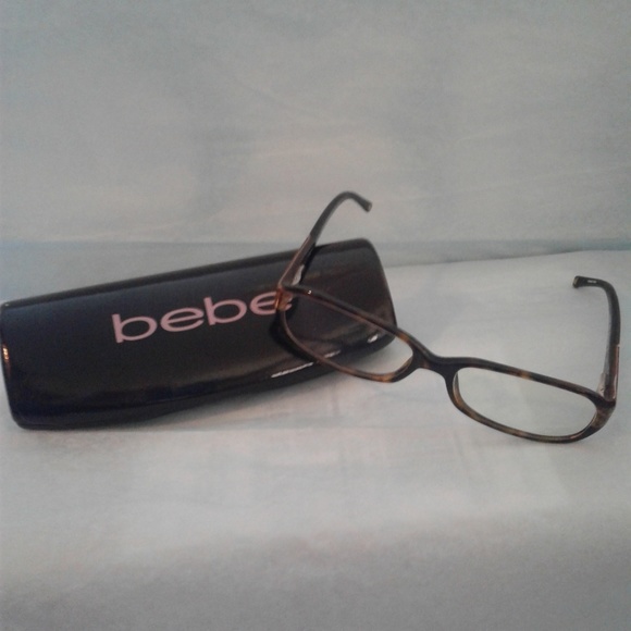 🤓👓 bebe Smoky Topaz Eyeglass Frames w/case 👓🤓 - Picture 2 of 7